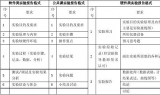 实验报告格式