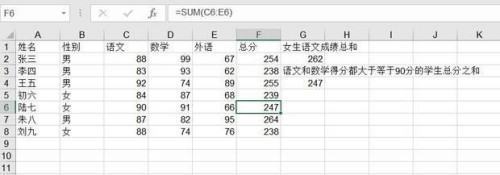 sumifs函数朝生的使用方法及实例