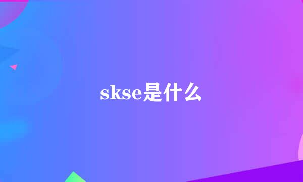 skse是什么