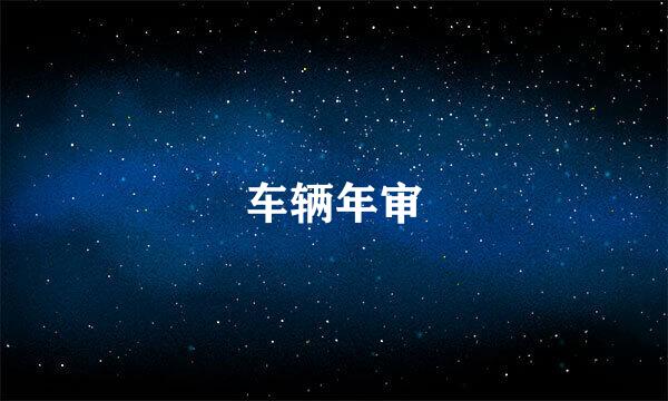 车辆年审