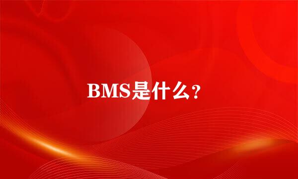 BMS是什么？