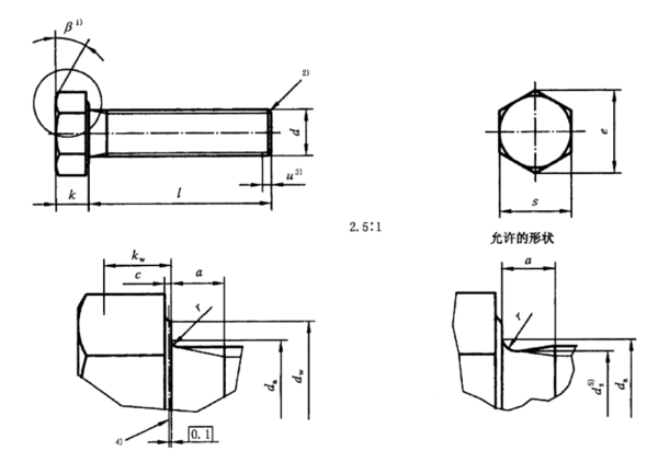 iso4017标准螺栓相当于什么国标