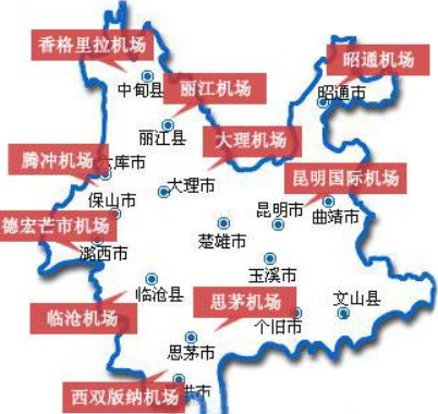 云南旅来自游地图