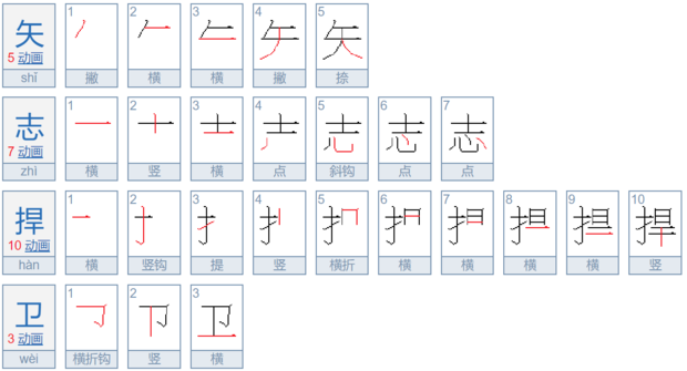 矢志什么意思