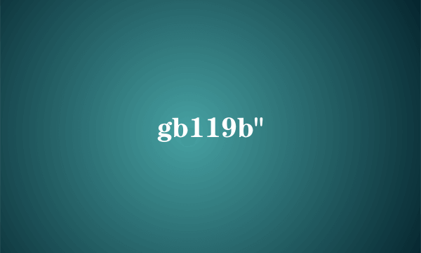 gb119b