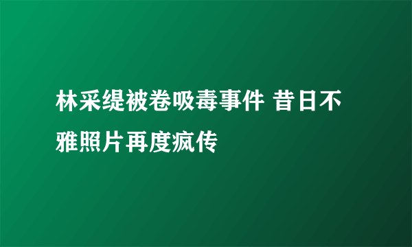 林采缇被卷吸毒事件 昔日不雅照片再度疯传