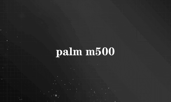 palm m500