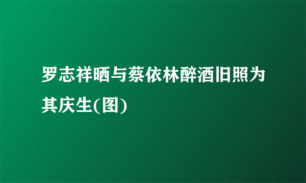 罗志祥晒与蔡依林醉酒旧照为其庆生(图)